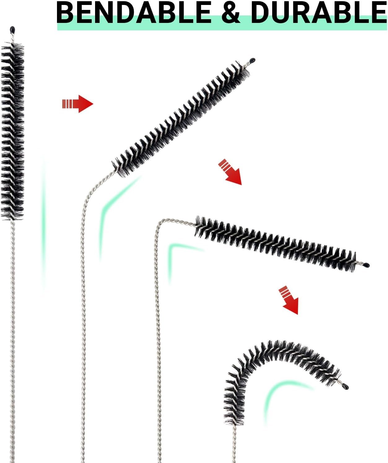 13pcs Nylon Tube & Bottle Cleaning Brush Set - Image 3
