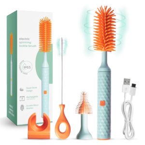 Electric Silicone Bottle Cleaning Brush