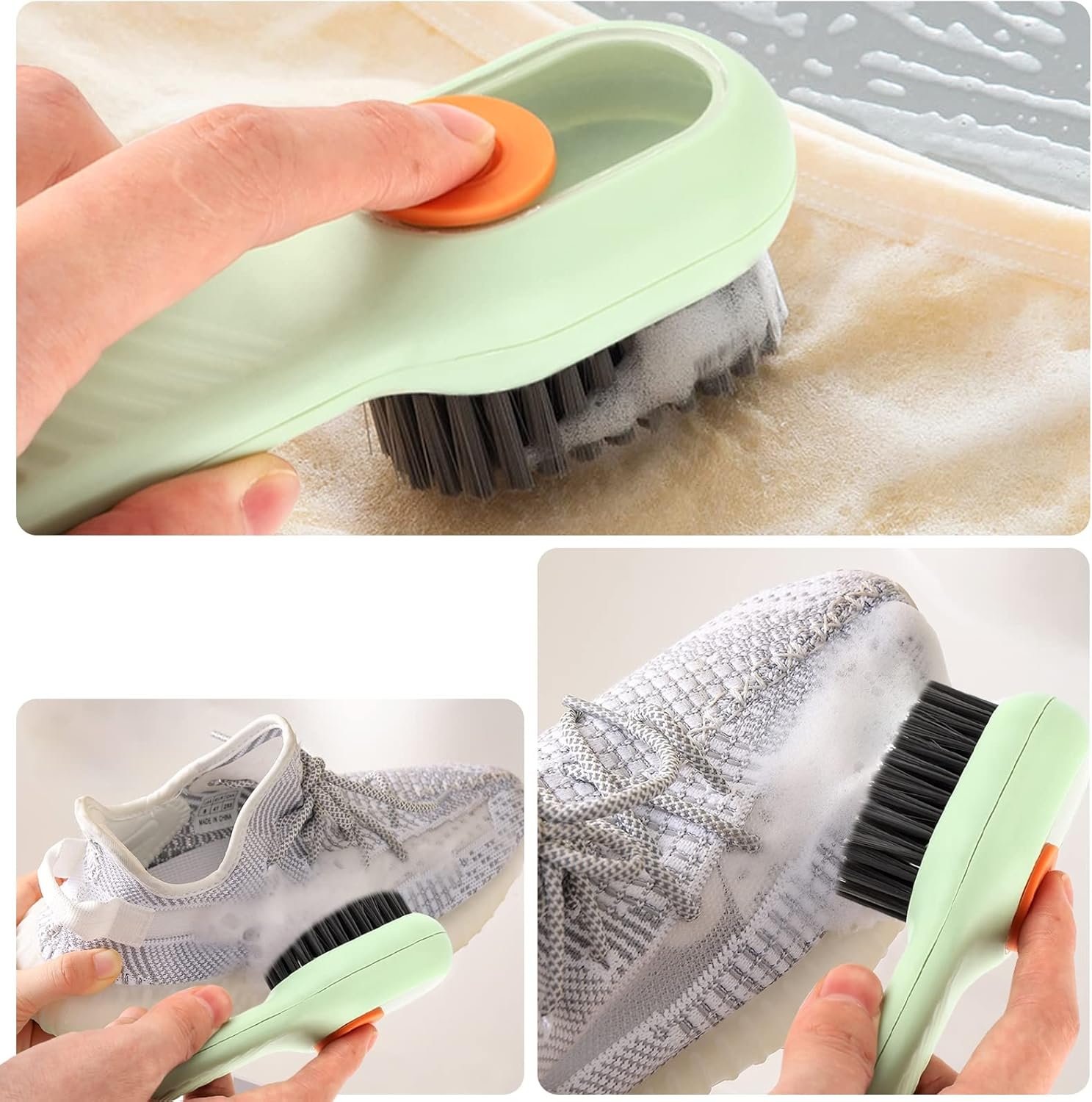 Soap Dispensing Shoe Cleaning Brush - Image 4