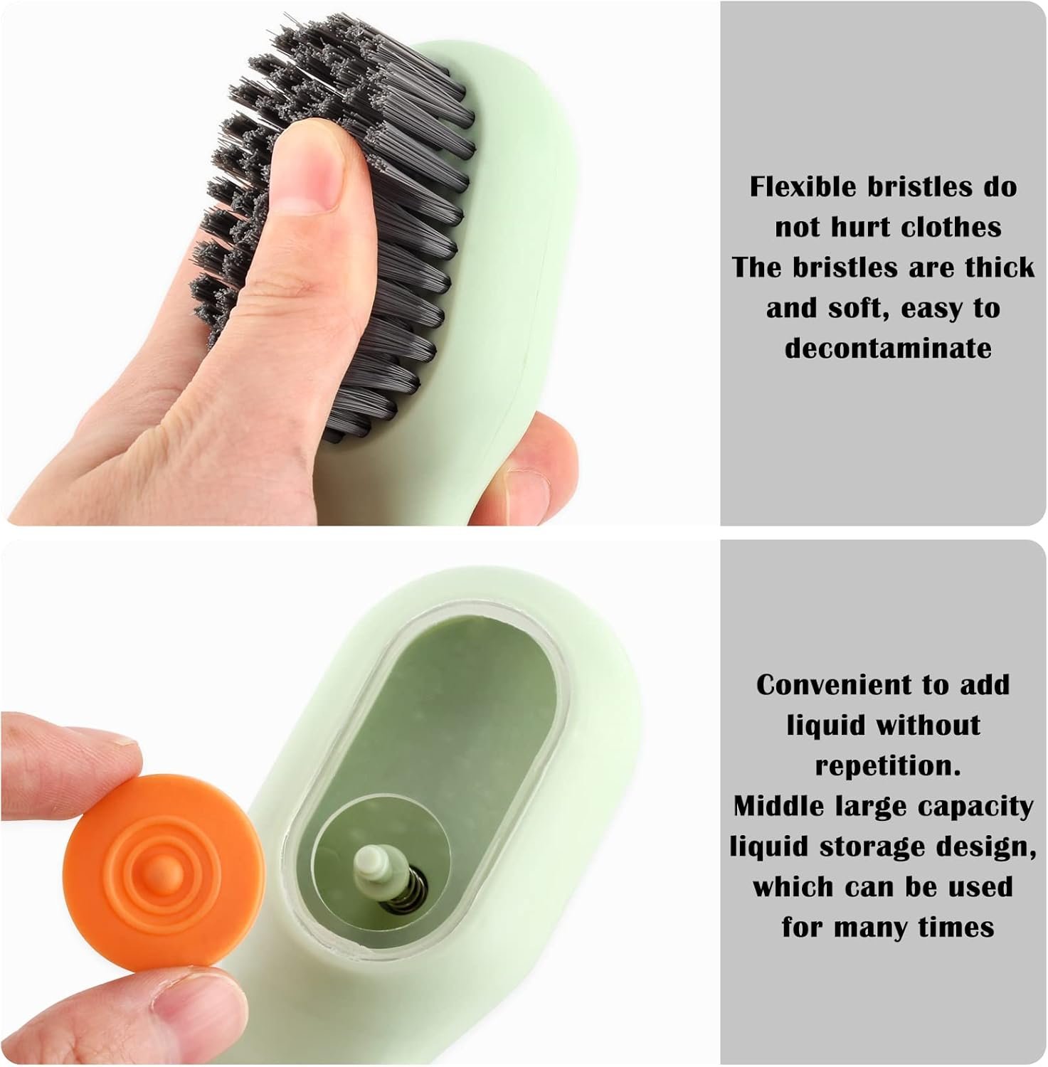 Soap Dispensing Shoe Cleaning Brush - Image 3