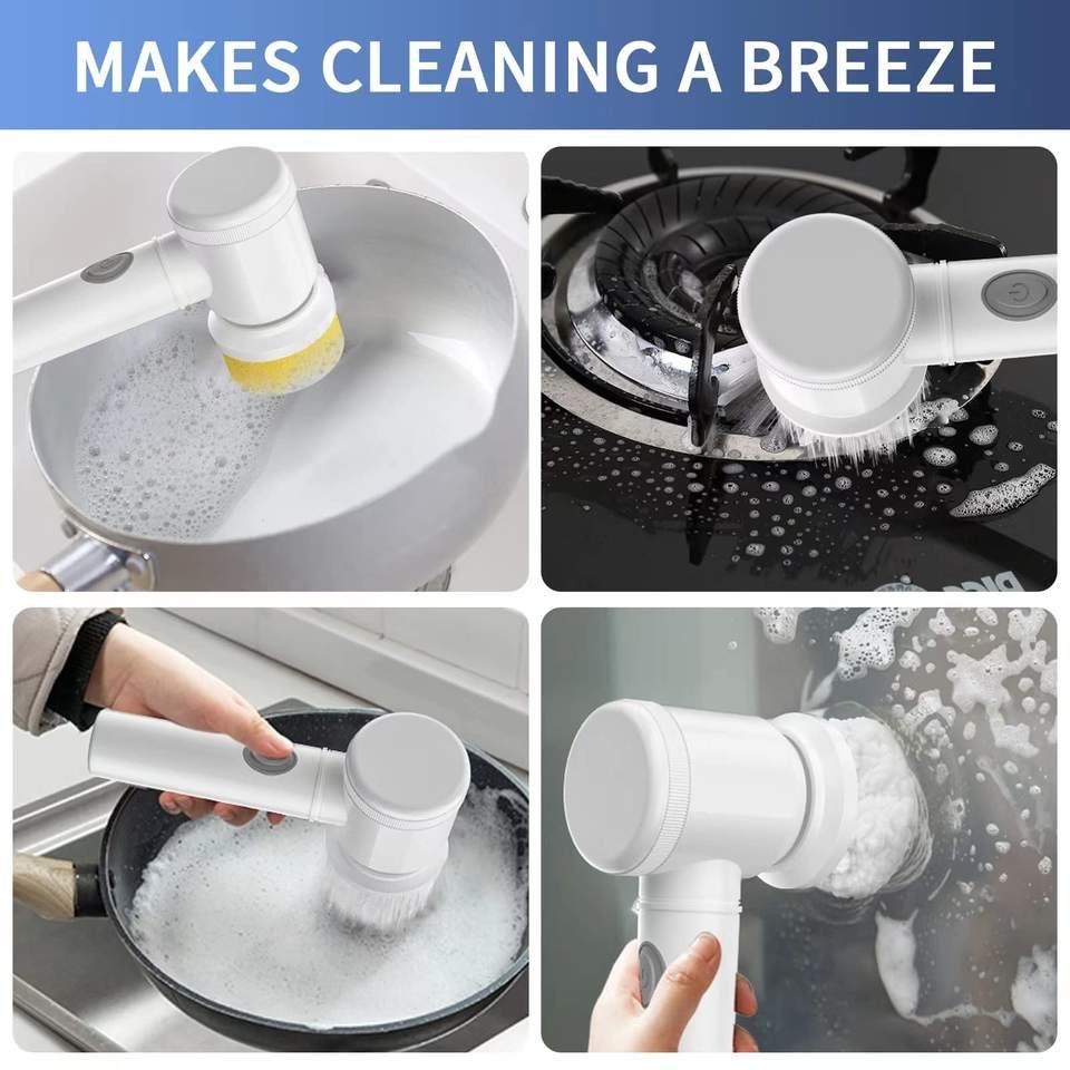 3-in-1 Cordless Electric Spin Scrubber - Image 3