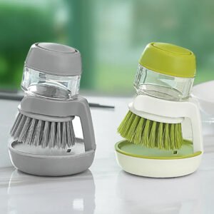 Kitchen Cleaning Brush with Soap Dispenser